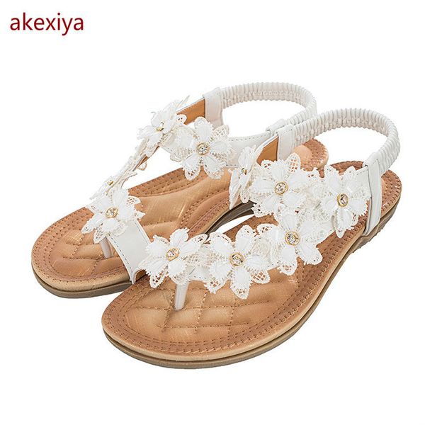 

2020new women sandals retro classic camellia sandals wild comfortable feet flat women's shoes fashion ladies beach, Black