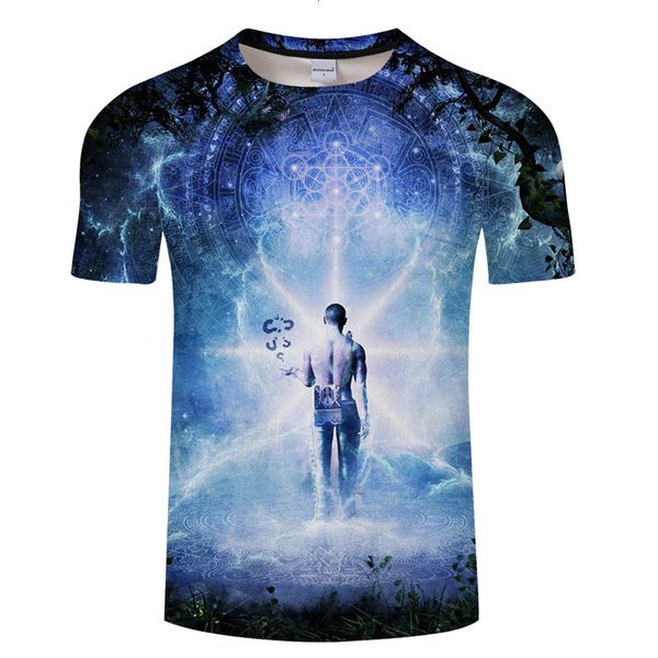 

2019 short sleeve strange male 3dt pity printing t pity male, White;black