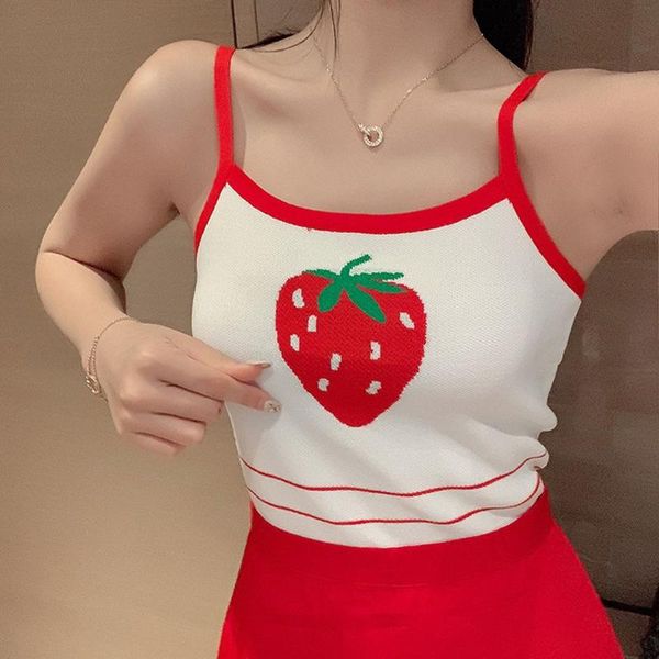 

tank summer women clothes sleeveless cami underwear women kawaii funny print spaghetti strap haut femme, White
