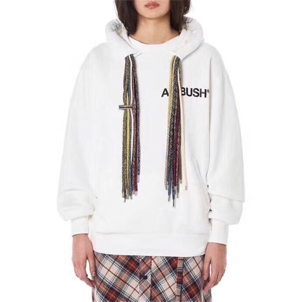 

ambush засада толстовка мужчины женщины высокое качество одежды засада пуловер толстовка хип-хоп ab скейтборд толстовка, Black