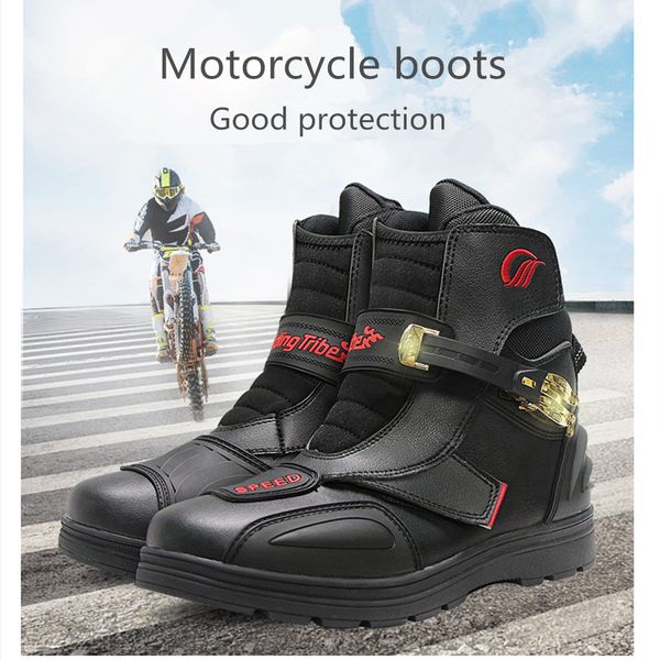 

езда tribe мотоцикл защитные сапоги покрытием moto зимняя обувь off-road мотокросс мотоцикл гонки антиколлизии a014