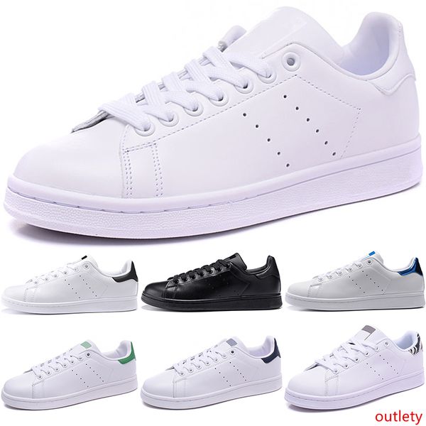 

оригинальный стэн мужчины женщины смит повседневная обувь черный белый синий красный мода мальчик девочка кожаные квартиры дизайнер тренер к