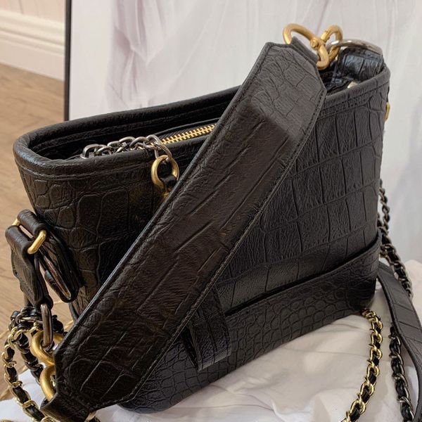 

crossbody bag shoulder bags wallets purse fashion alligator hardware chain vagabond bag internal zipper women chain bags