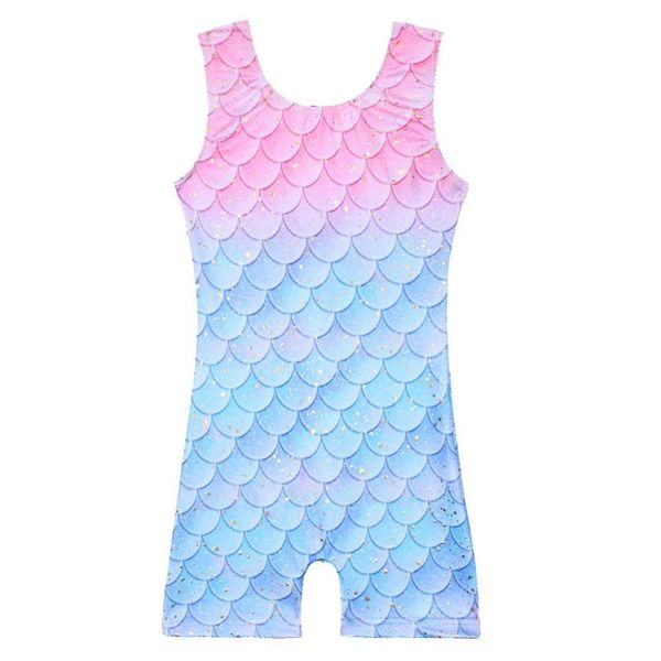 

baohulu pink blue patchwork leotards for girls teenage sparkly gymnastics unitards biketard child kids ballet dance costume
