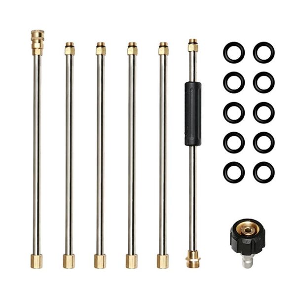 

6pcs car water gun accessories high pressure cleaning machine car pressure washer extension pole with lengthen nozzle