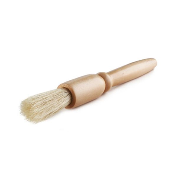 

coffee machine grinder cleaning brush bristle wooden handle coffee milk powder brushes household bar cleaning tools