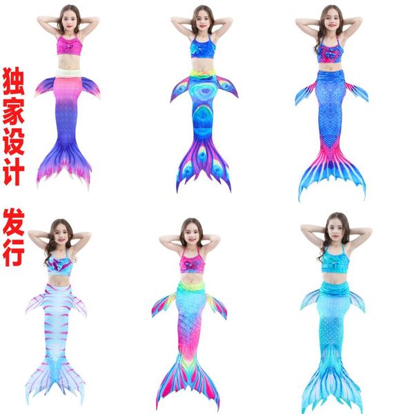 

children's mermaid swimsuit mermaid tail swimsuit costume bikini women one piece