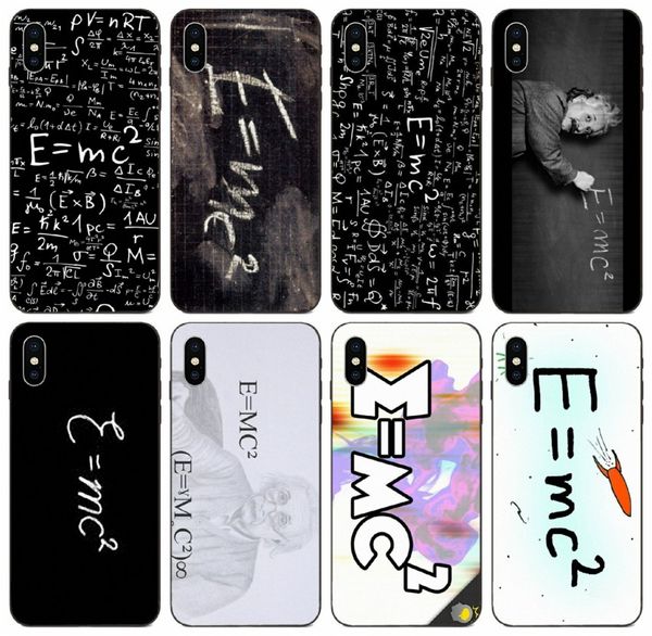 

[tongtrade] physic equations e=mc2 albert einstein case for iphone 11 pro max x xs 8s 8 7s 7 6 plus galaxy a30 a40 a50 huawei p9 custom case