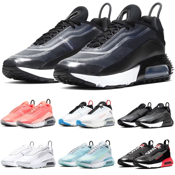 

nike air max высокое качество 2090 кроссовки мужчины женщины мужские тренеры запас чистой платины антрацит черный белый утка камуфляж новые