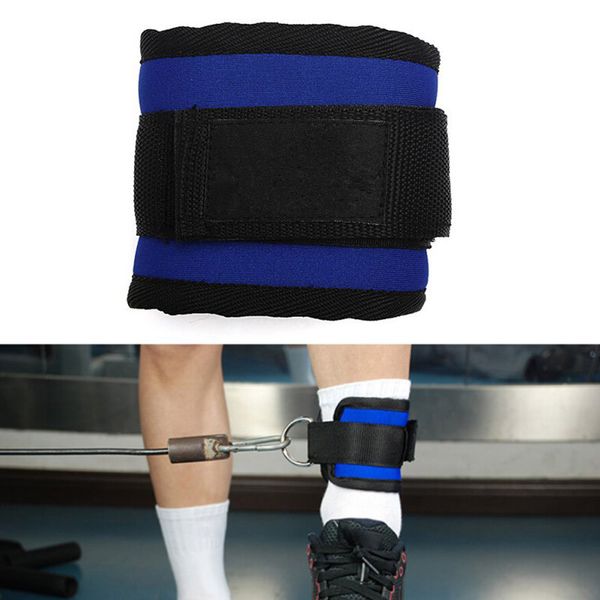 

sports d-ring ankle strap gym cable attachment thigh leg pulley lifting exercise training strength equipment