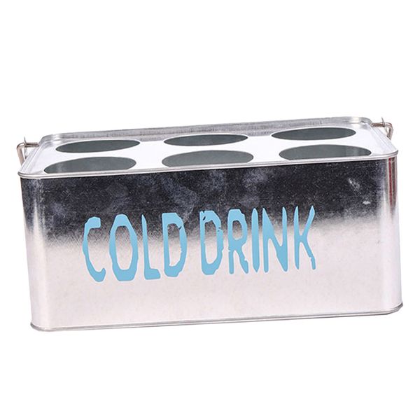 

6-pack beer bottle carrier basket liquid drinks wine soda caddy rack