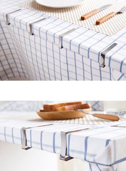 

new housekeeping triangle clip tablecloth holder stainless steel party tools cover clips table clamps rack adjustable