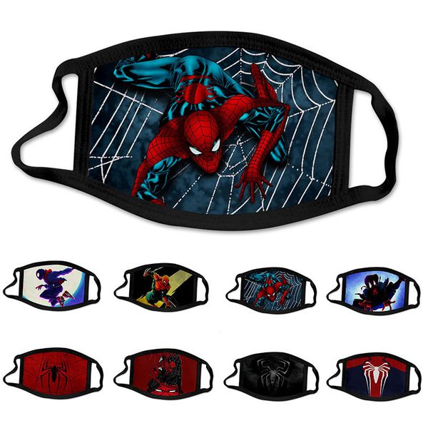 

летняя мода человек-паук человек-паук супер герой дизайнер роскошь взрослый маска партии cosplay многоразовый моющийся dust ветрозащитный хл
