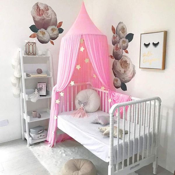 

240cm kids children bedroom bed curtain canopy hanging summer mosquito net decor