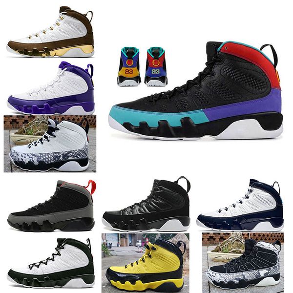 

Dream It Do It 9 9s snakeskin Mens Basketball Shoes Anthracite The Spirit Bred OG space jam UNC Athletics Sports Sneakers 7-13