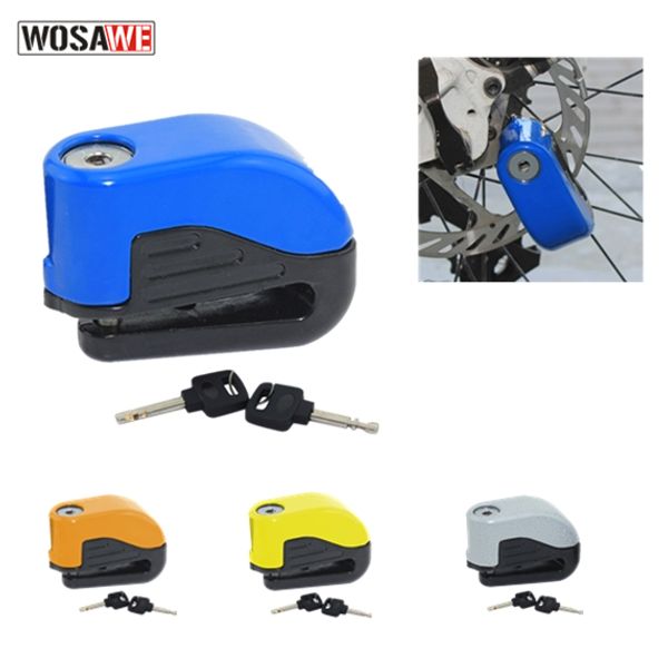 

motorcycle safety alarm lock anti-theft 100db loud disc motorbike lock motorcycle brake warning security accessories
