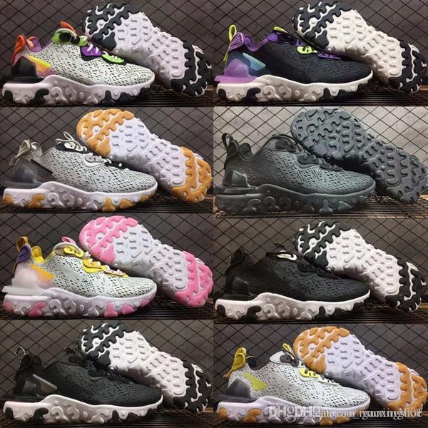 

New react D MS X running shoes for men women Light Bone triple black bred Hyper Pink mens trainers sports sneakers runner 36-45
