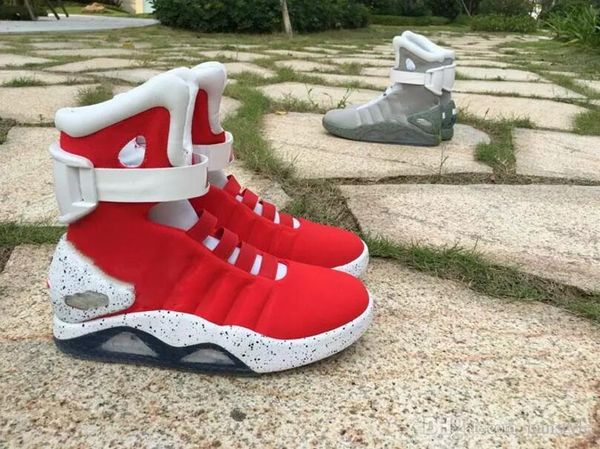 

Air mag neaker marty mcfly 039 led hoe back to the future glow in the dark gray black mag marty mcfly neaker with box quality52 85