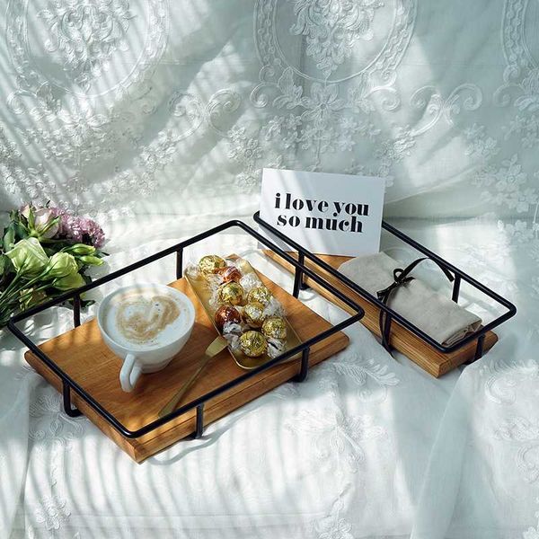 

sample board decorative tray wedding dessert table wooden cake tray iron cake rack vintage wood metal wooden