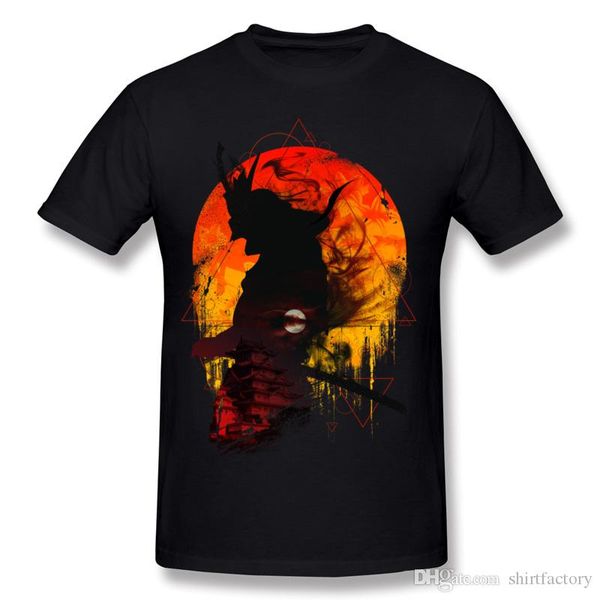 

brand men 100% cotton samurai code tee-shirt men crewneck gray short sleeve wear plus size casual tee-shirt, White;black