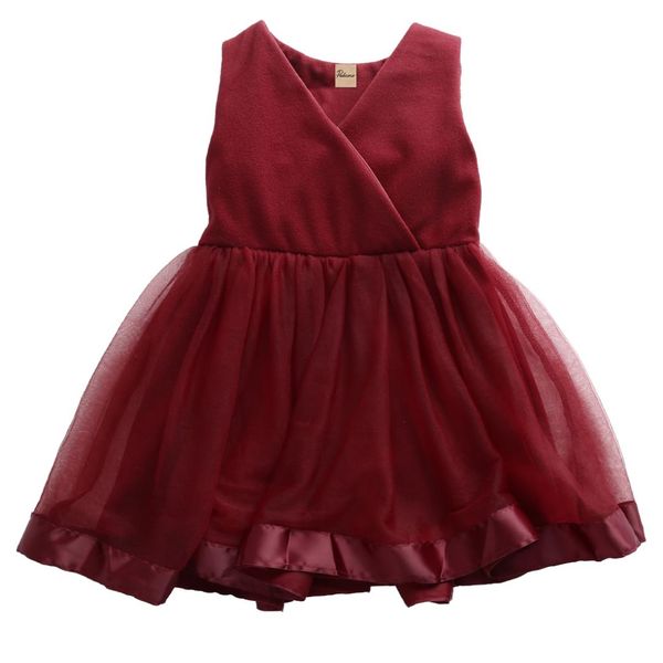 

solid lace flower decor sleeveless party evening dress, Red;yellow