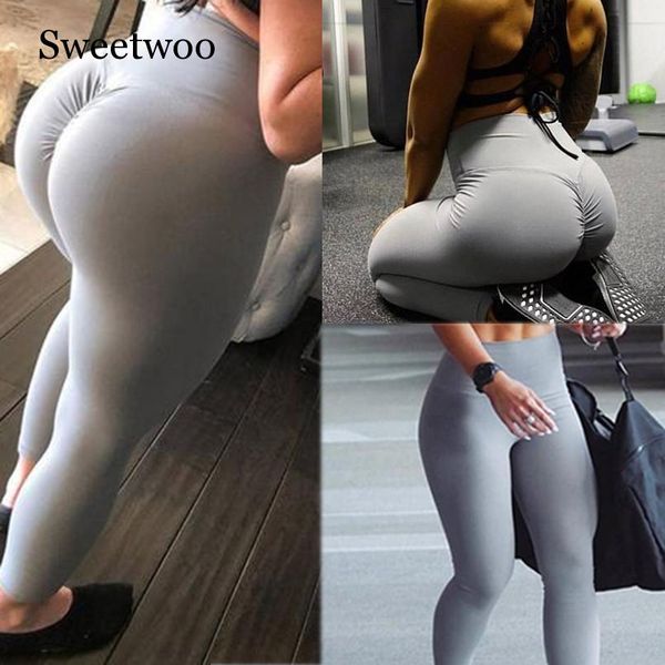 

gym leggings sport women fitness yoga pants high waist workout leggins scrunch bulift sports wear hips up trousers mujer, White;red