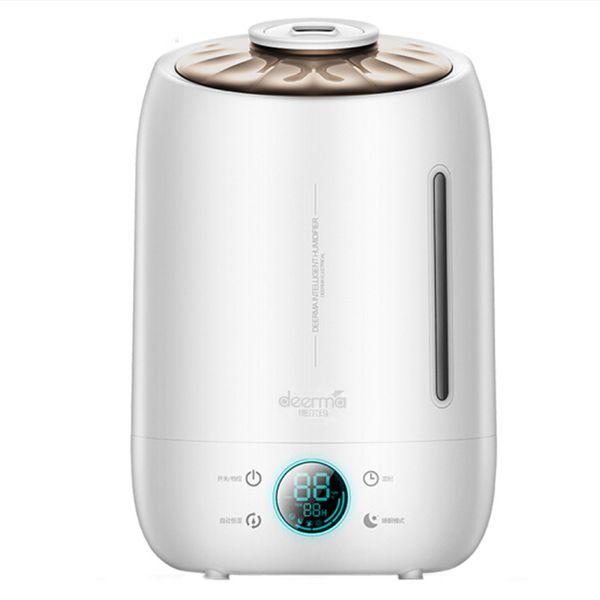 

01 deerma dem - f500/f600 household air humidifier 5l large capacity quiet aroma ultrasonic fog creator purifying mist maker