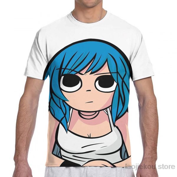 

ramona flowers men t-shirt women all over print fashion girl t shirt boy tees summer short sleeve tshirts, White;black