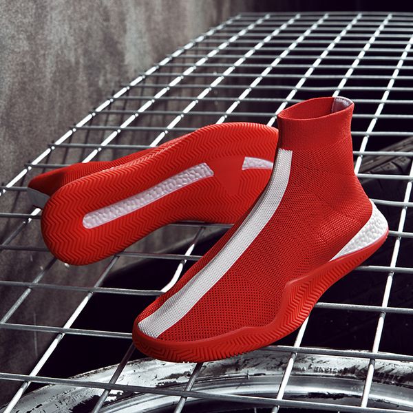 

2019 high breathable outdoor men sneakers male trainers running for men athletic sport sock hombre shoes stability