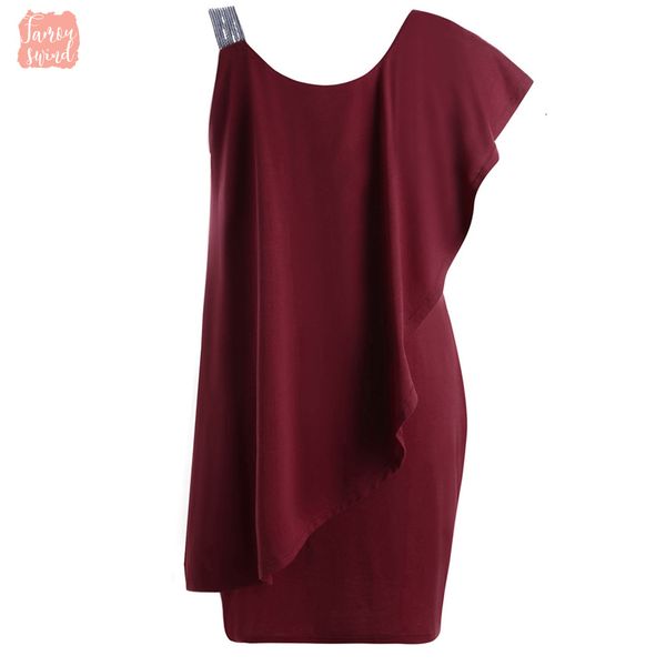 

size plus bodycon dresses ruffles sequins one shoulder mini summer women dress party dress striped vestido 5xl designer clothes, Black;gray