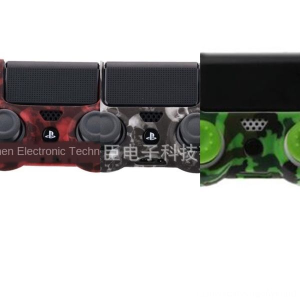 

vfbul black blue case soft silicone rubber skin gel non-slip red cover for ps4 controller