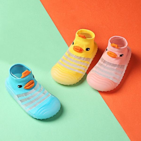 

toddler infant baby girls boys shoes cartoon cute knitted breathable shoes non-slip rubber sole casual summer, Black