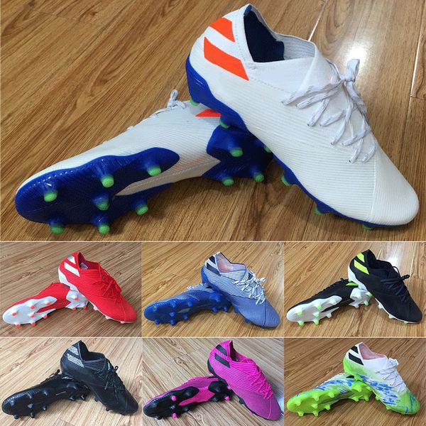 

men soccer cleats nemeziz messi 19.1 fg 302 redirect copa amÃ©rica football boots 360 agility chaussures blue yellow red chuteiras de futebol