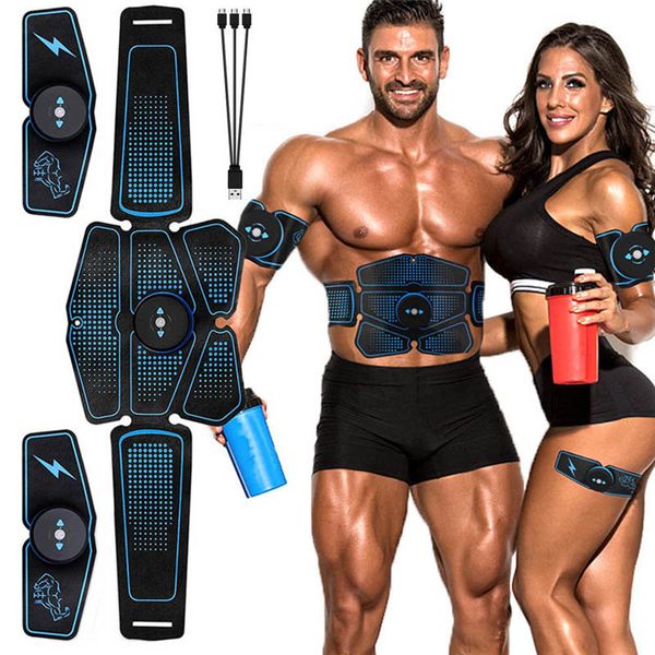 

training equipment trainer ems abs fitness gear muscles electrostimulator toner exercise at home gym