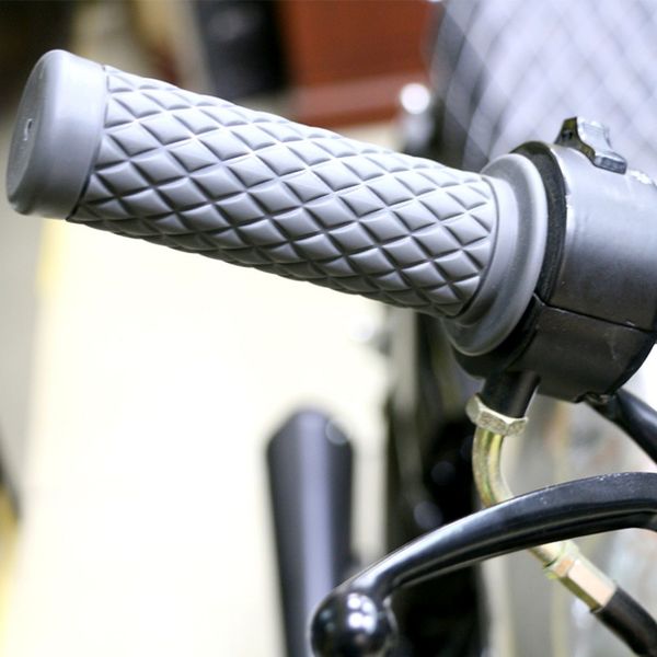 

universal 7/8'' 22mm vintage rubber motorcycle handle grips coffee motorbike handlebar grips motorcycle accessories