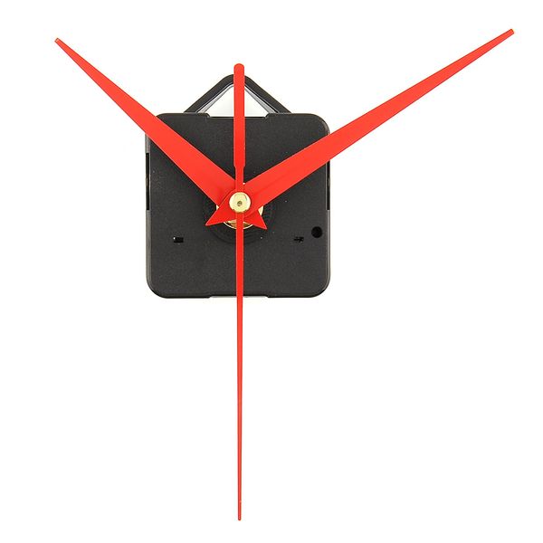 Mecanismo de movimento de relógio de quartzo Peças novas substituindo ferramentas essenciais DIY conjunto com mãos vermelhas silenciosas silenciosas