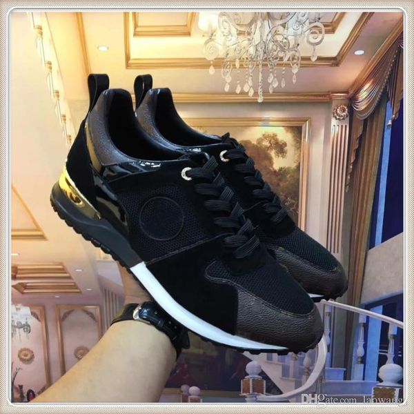 

лучшие качества мужчины женщины обувь из натуральной кожи тапки роскошные мужские женщины моды белый кожа платформа бренда повседневная обув, Black