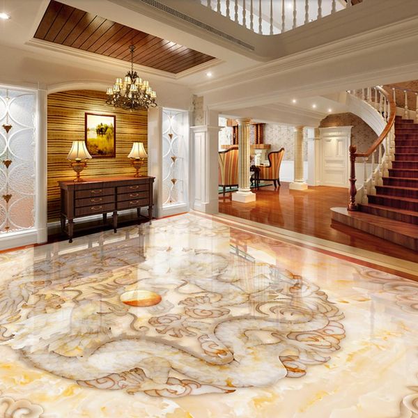 

self-adhesive] 3d dragon pattern 633 floor wallpaper mural wall print decal wall murals