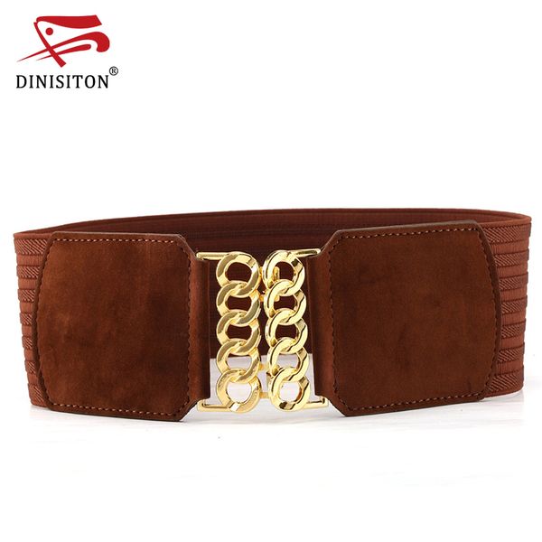 

dinisiton cummerbunds for women strap elastic belt plus size vintage wide belts waistband female accessories xyyf02, Black;brown