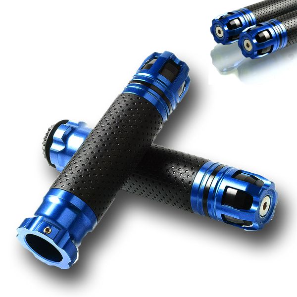 

22mm 7/8" motorcycle handlebar handle bar grips aluminum+-slip pvc rubber for 900 city i.e