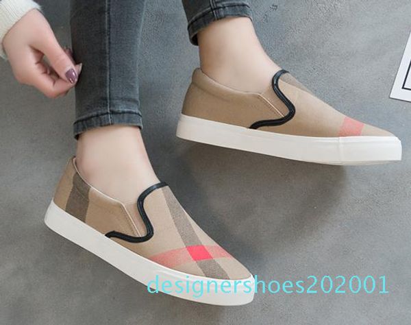 

women casual shoe summer autumn fashion brand breathable canvas shoes lazy slip-on women shoes women flat espadrilles d01, Black