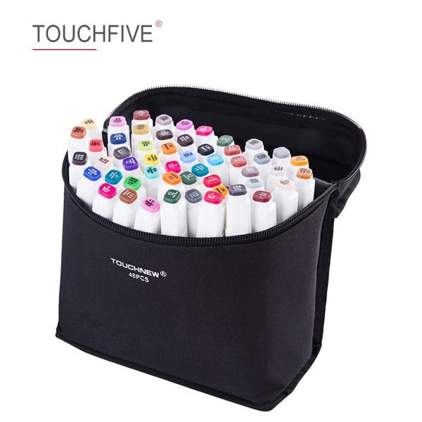 

touchfive 12/24/36/48/60/80/168 colors art markers pen alcohol based marker dual headed marker for drawing manga gifts