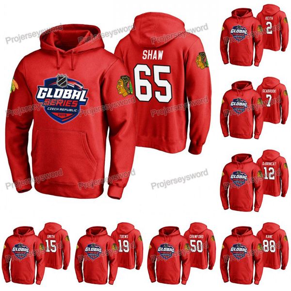 

Chicago Blackhawks 65 Andrew Shaw 2019 Global Series Hoodie 19 Jonathan Toews 50 Corey Crawford 56 Erik Gustafsson Patrick Kane Sweatshirts