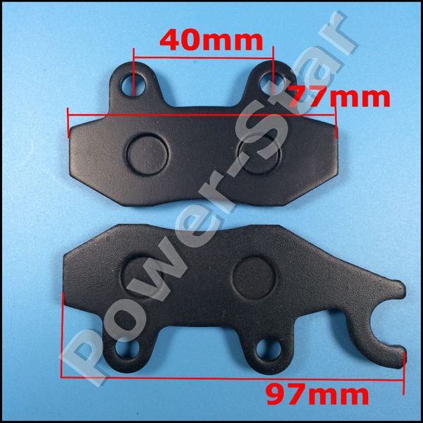 

left side brake disk pads shoes for 50cc 70cc 90cc 110cc 125cc atv quad pit dirt bikes motorcycle motocross moped buggy scooter