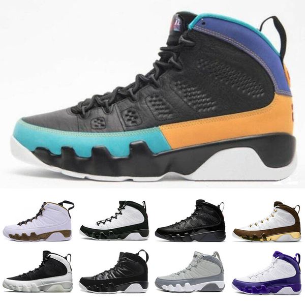 

Высокое качество 9 IX Dream It It It UNC Bred Space Jam Мужчины 9s Черная змеиная кожа духа Антрацит повседневная обувь Размер 7-13