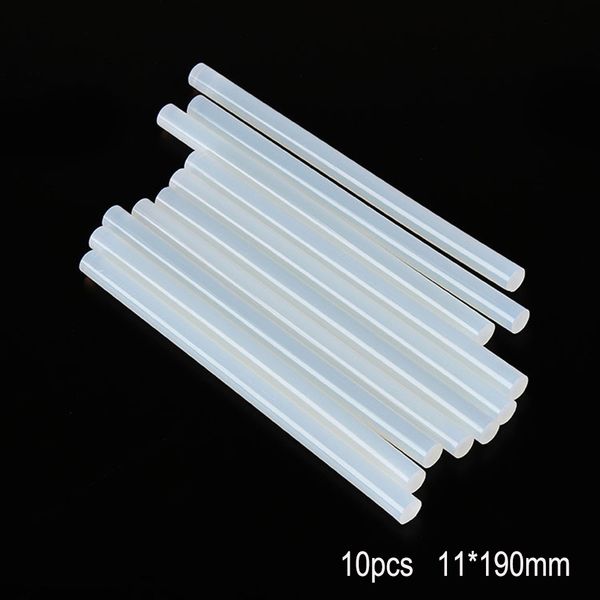 

10 шт горячий расплав клей палочки 11 * 190 мм нетоксичный diy клей палочка для пушки ремесло
