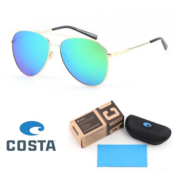 

Costa High quality Polarized lens Fashion pilot COOK Sunglasses for Men and Women Brand designer Vintage Sport Sun glasses With Retail box