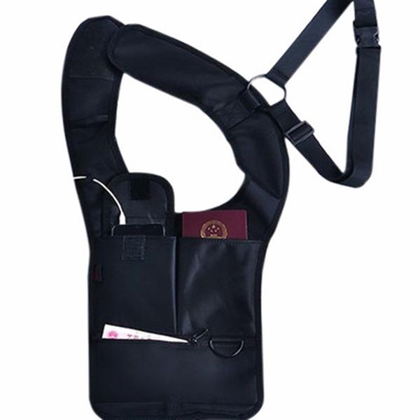 

shoulder holster armpit bag anti-theft security concealed pack for mobile phone tablets mug88