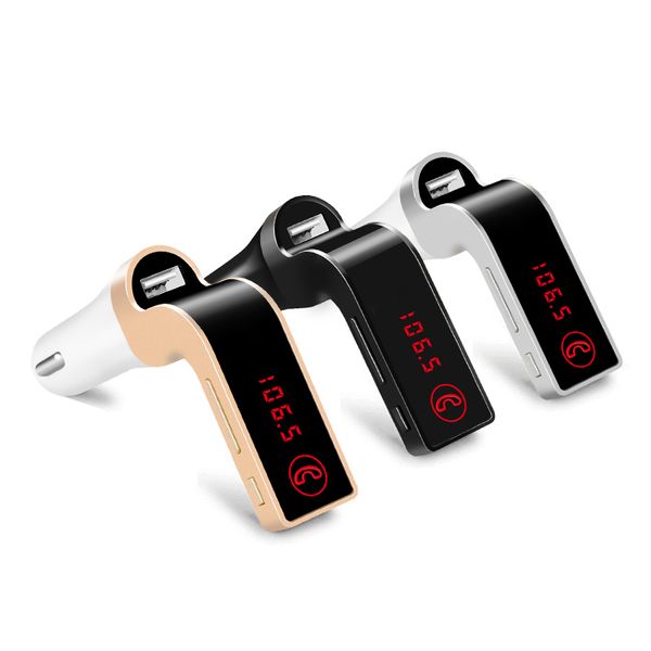 

powstro bluetooth wireless car mp3 music player kit wireless fm transmitter radio with lcd display usb tf mic car mp3 player