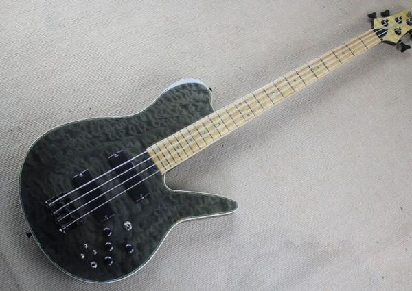 

полное тело бабочка четыре строки 4 строки электрический залив гитара белка клен гриф бесплатная доставка